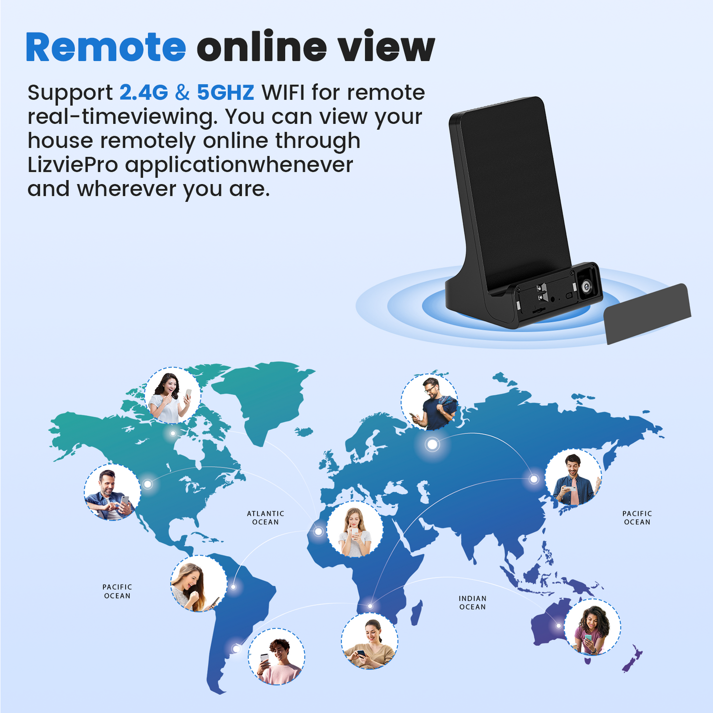 Prospys 2K Hidden Camera Charger Dock