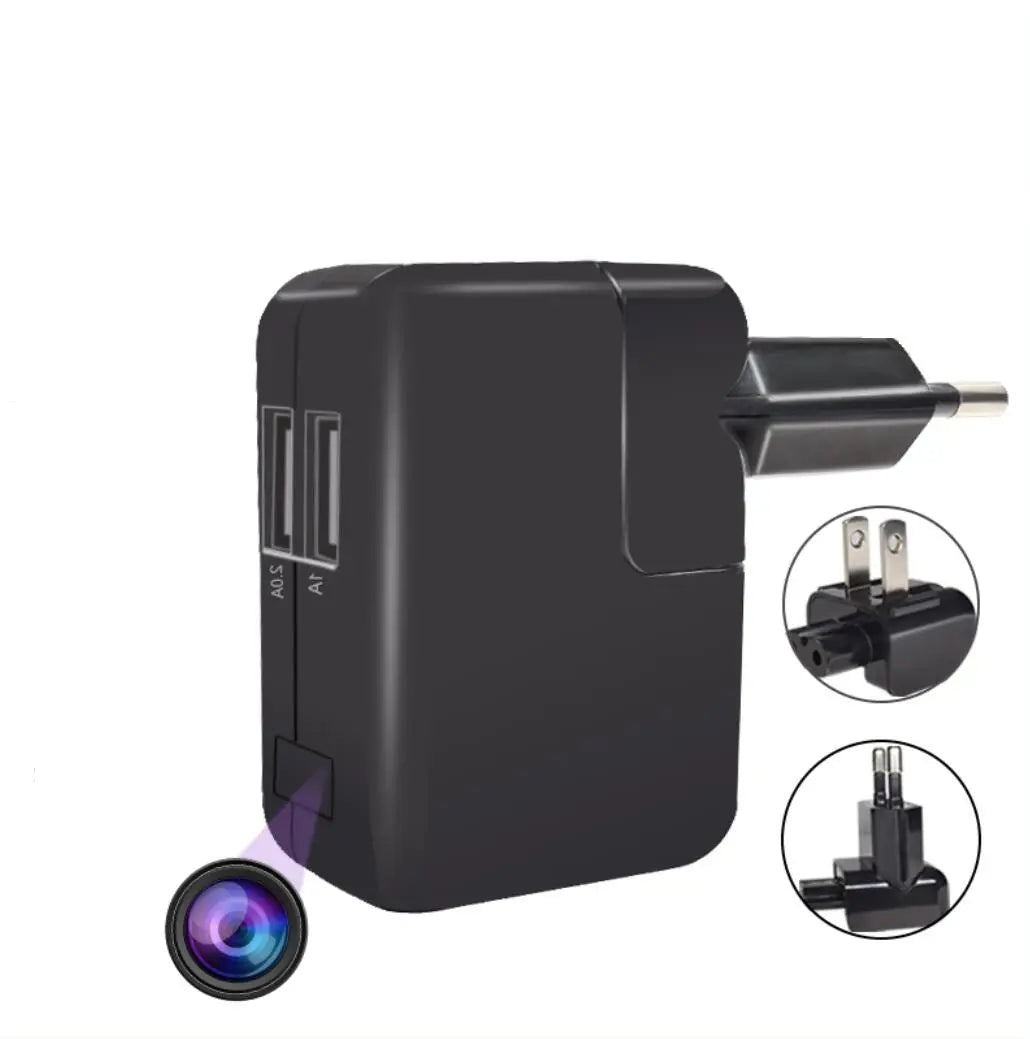 4K/1080P HD WiFi Charger Spy Camera Mini Hidden Camera
