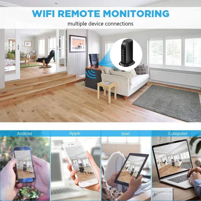 5 USB Adapter Charger Camera Hub Convert Mini Camera Wifi Remote Monitoring Motion Detection Surveillance Cam