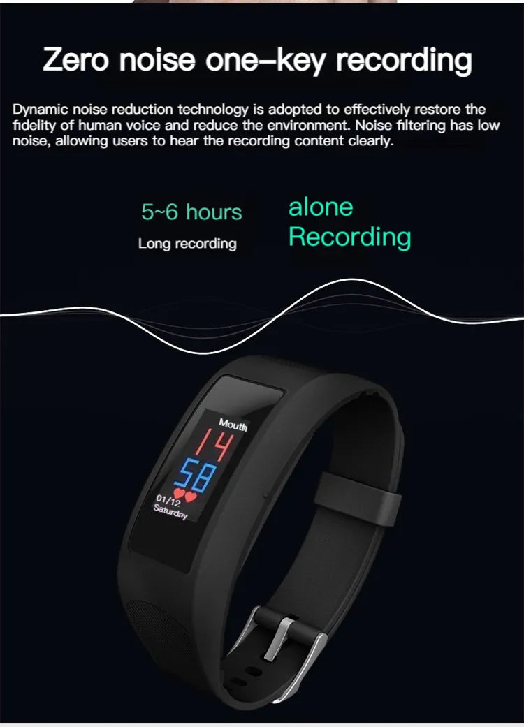 1080P HD Mini Camera Bracelet Body Cam Video Photo Audio