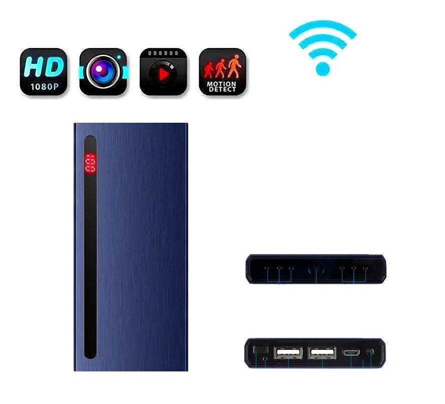 Wifi Power Bank - 4K 1080p Full HD Spy Camera Night Vision