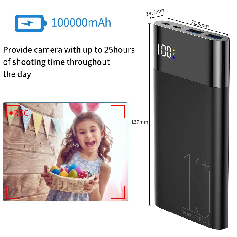 Mobile Power Camera Portable Nanny Camera