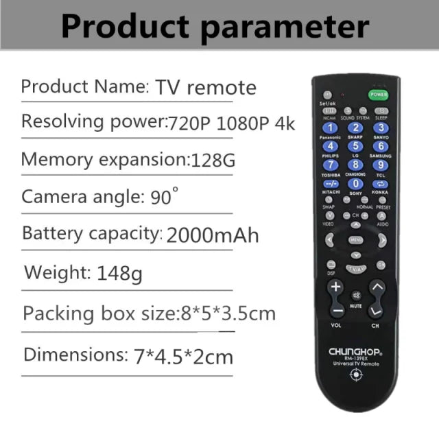 Mini Camera WIFI TV Remote Control Camera