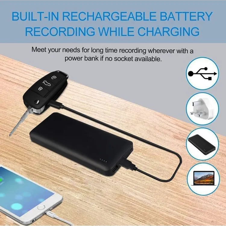 Portable Car Keychain Spy Camera | Nanny Cam Hidden Camera