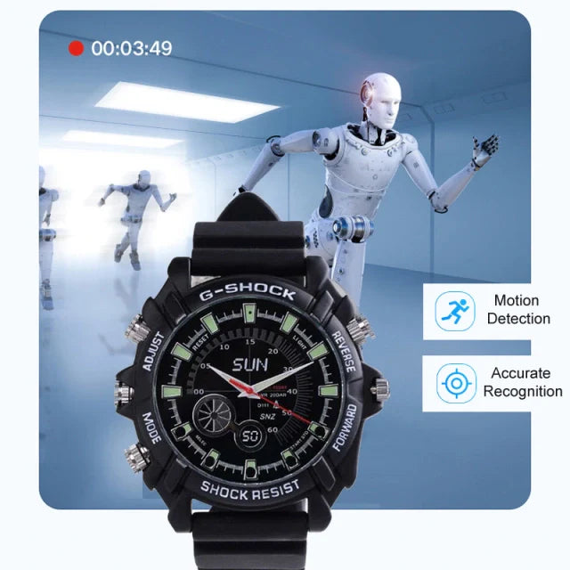 Spy Camera Watch 32GB Build-in Memory Night Version