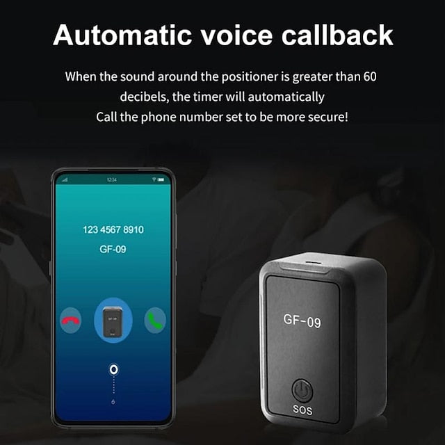 Mini GPS Car Tracker Anti-Lost High-definition Microphone