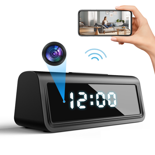 Hidden Camera Clock - 4K & 1080p Clock Secret Camera With IR CUT