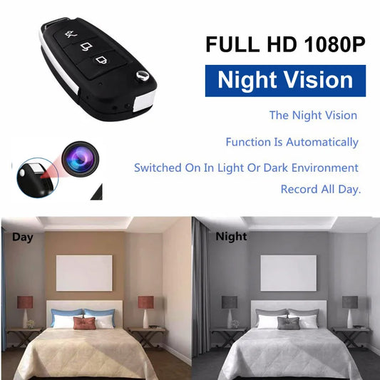 Portable Car Keychain Spy Camera | Nanny Cam Hidden Camera