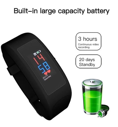 1080P HD Mini Camera Bracelet Body Cam Video Photo Audio