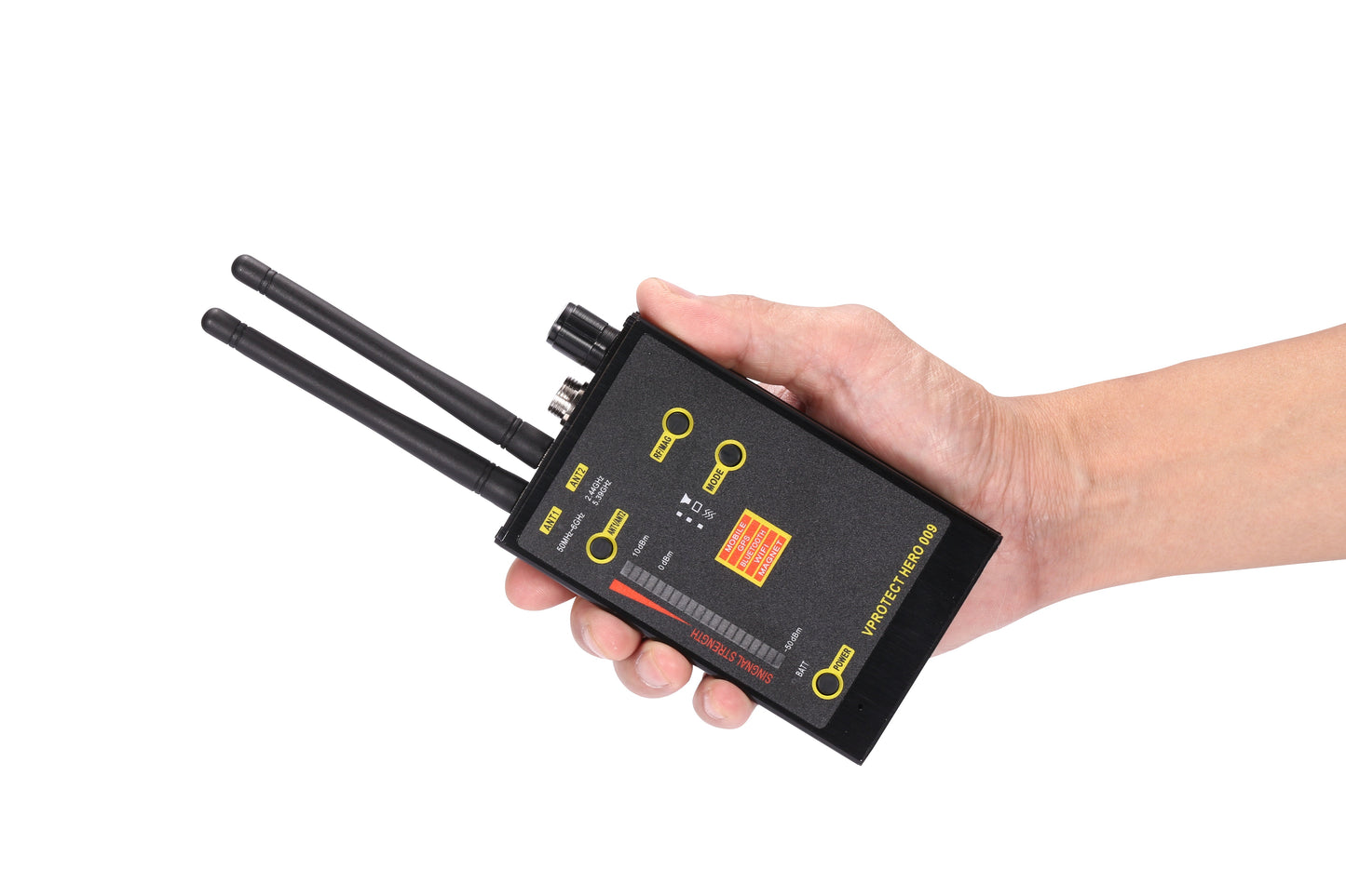 Military-Grade 5G Bug Detector: RF, Camera, and GPS Tracker Finder
