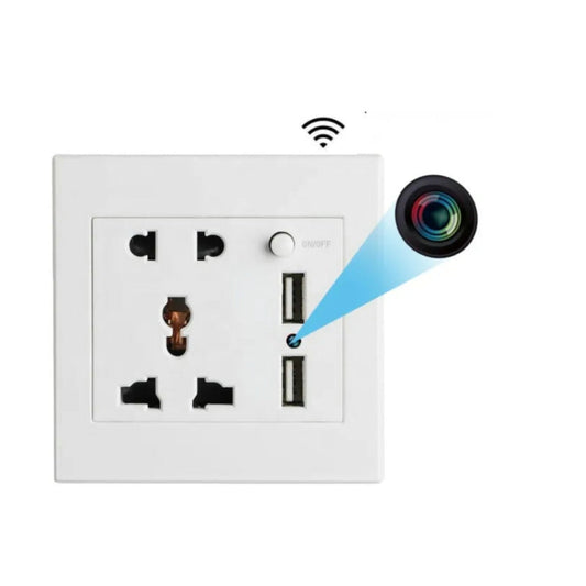 HD 1080P Wall Plug Socket Camera Wifi Home Security Surveillance Video Audio Recording