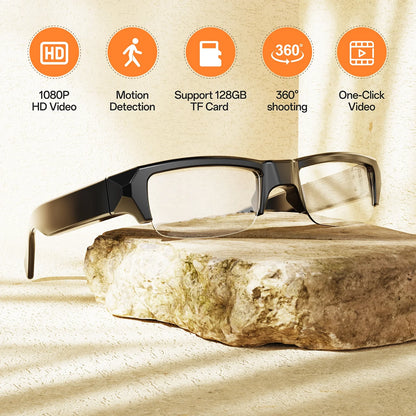 Half Frame Glasses Spy Camera