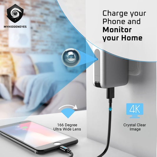 4K Spy Camera Charger | WiFi Hidden Camera