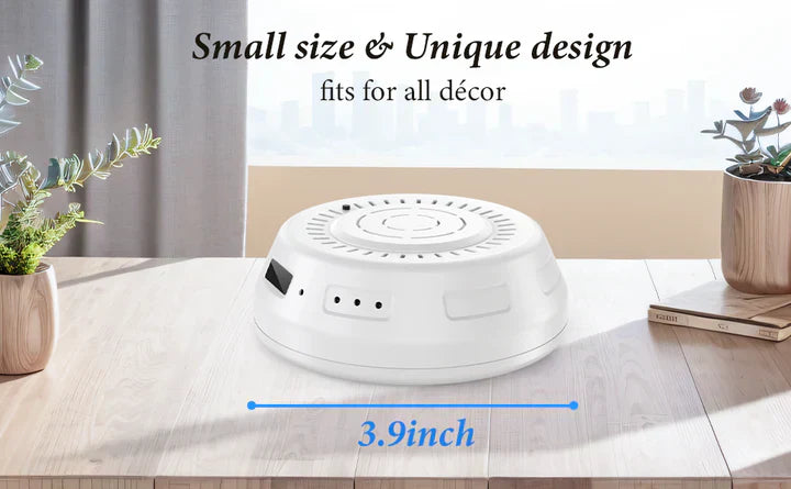 Panoramic 360 Degree  Smoke Case Camera - No Limited Time of Recording