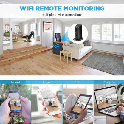 5 USB Adapter Charger Camera Hub Convert Mini Camera Wifi Remote Monitoring  Motion Detection Surveillance Cam