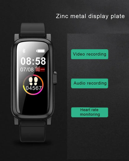 Waterproof Sport Watches Mini Camera Bracelet Build in 64GB