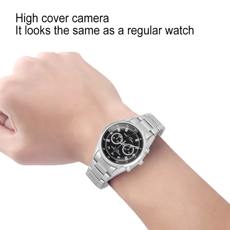 Matel Spy Watch Camera 1080P HD Mini Camera Portable Watch