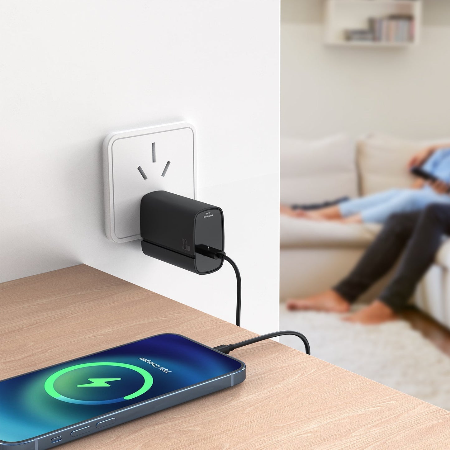 Fast Charger with 1080P Spy Hidden Camera