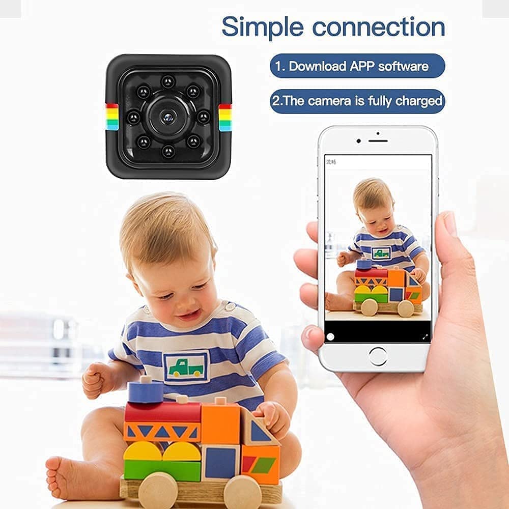 Mini Hidden Spy Camera Portable Pet HD 1080P Camera