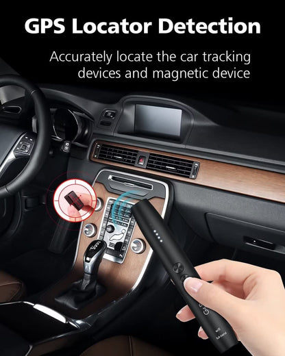 Anti Spy Detector for Wireless Audio Bug Camera, Bug Detector, Privacy Protector, 5 Levels Sensitivity