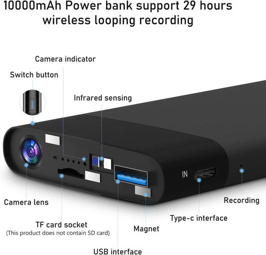 Mobile Power Camera Portable Nanny Camera