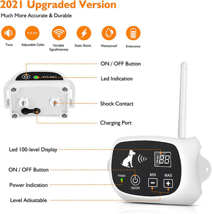 Wireless Dog Fence Wireless Dog Boundary Containment System