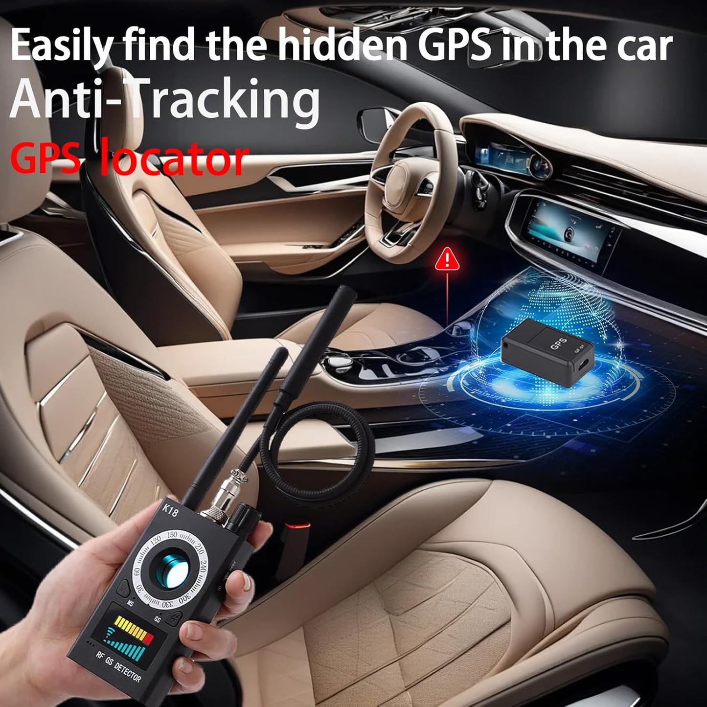 Privacy Protect Detector Signal Scanner Device Detector For GPS Tracker Hearing Device