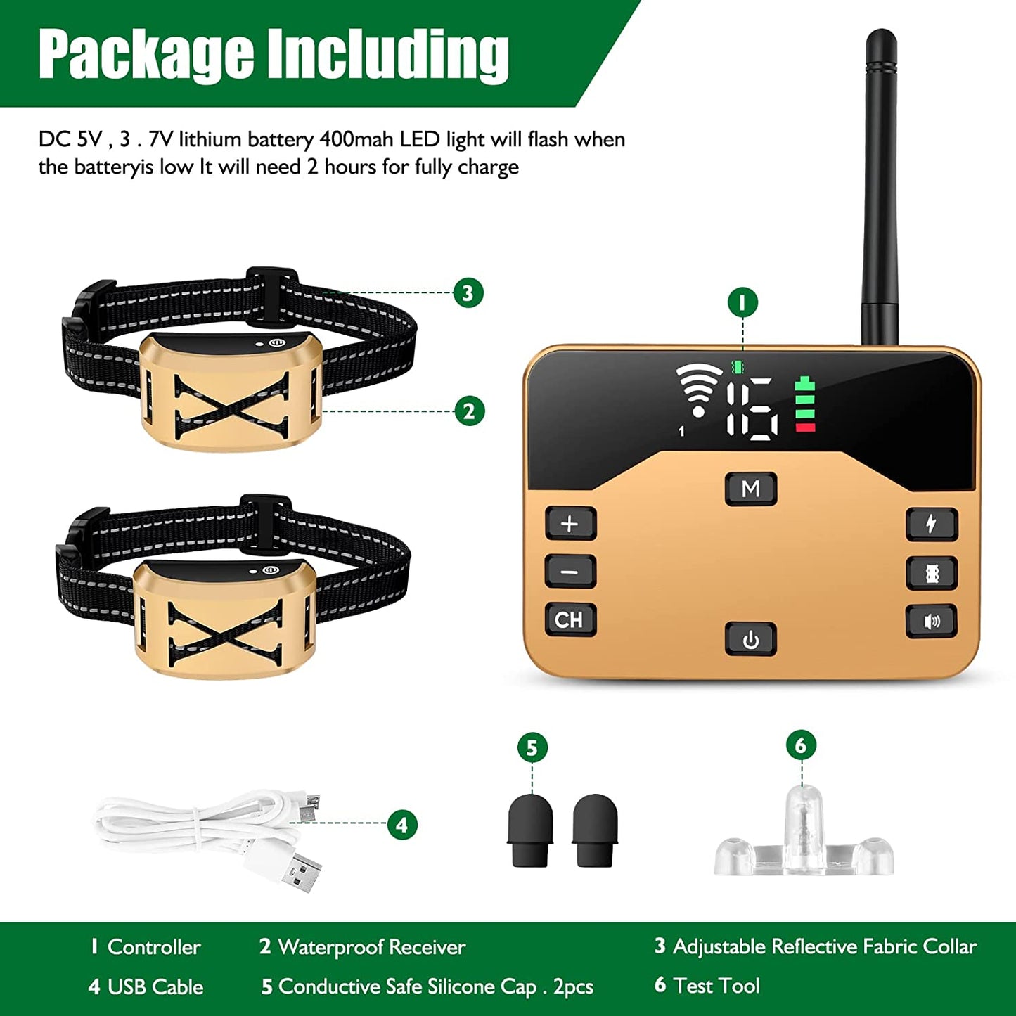 Invisible Dog Fence Wireless Boundary Containment System