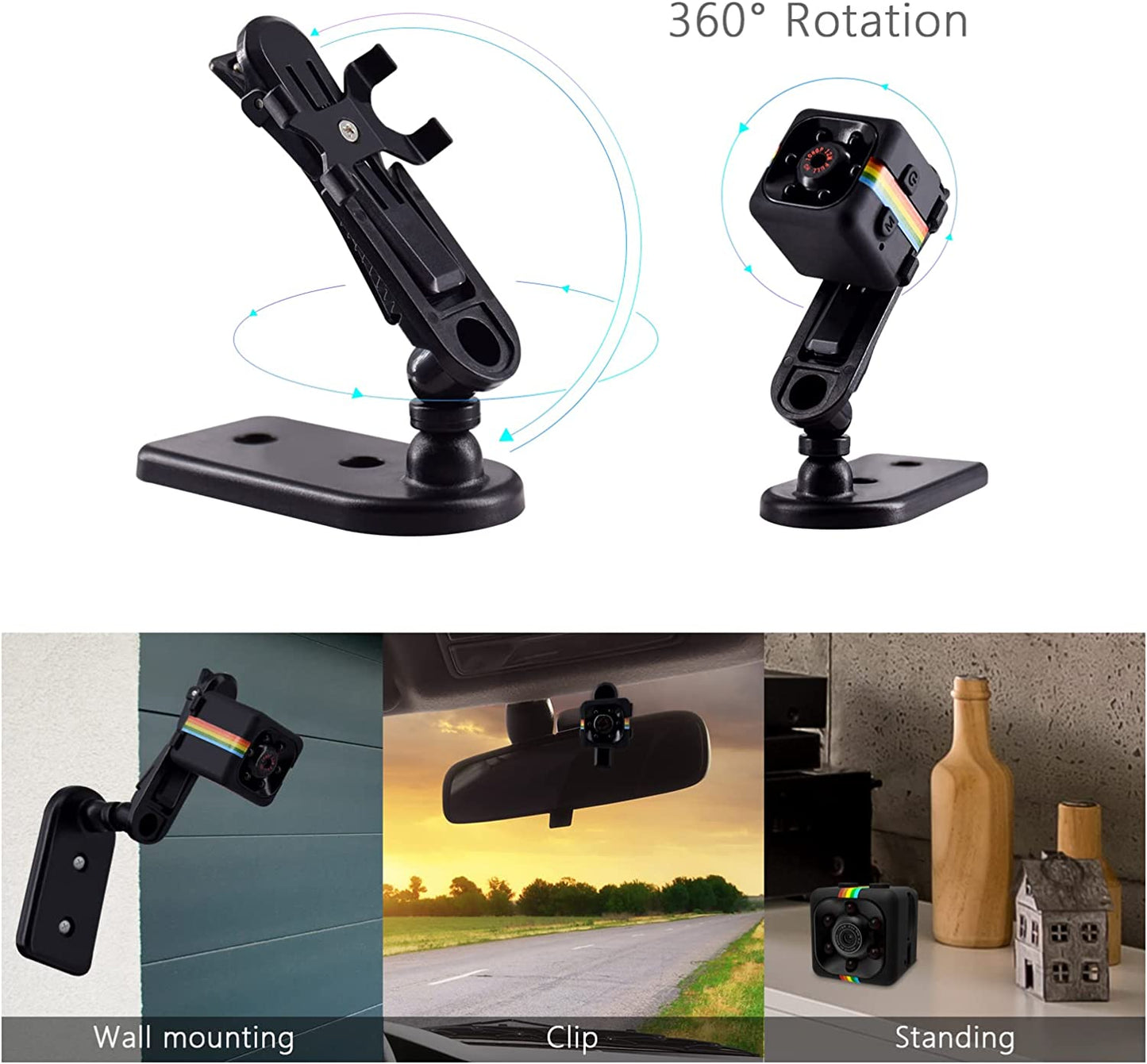 Mini Hidden Spy Camera Portable Pet HD 1080P Camera