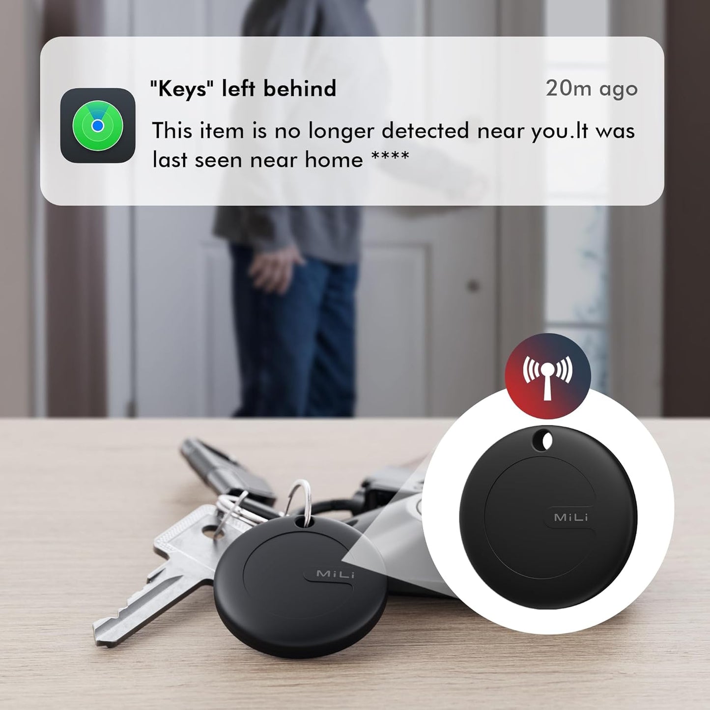 Apple MFi Certified Portable Bluetooth Tracker