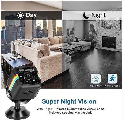 Mini Hidden Spy Camera Portable Pet HD 1080P Camera