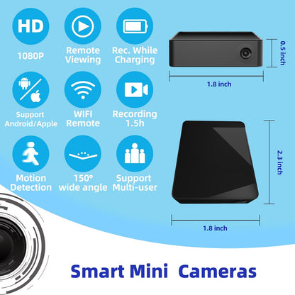 Prospys Wireless Small Home Camera with Motion Detection, Wireless APP Real Time View-M2