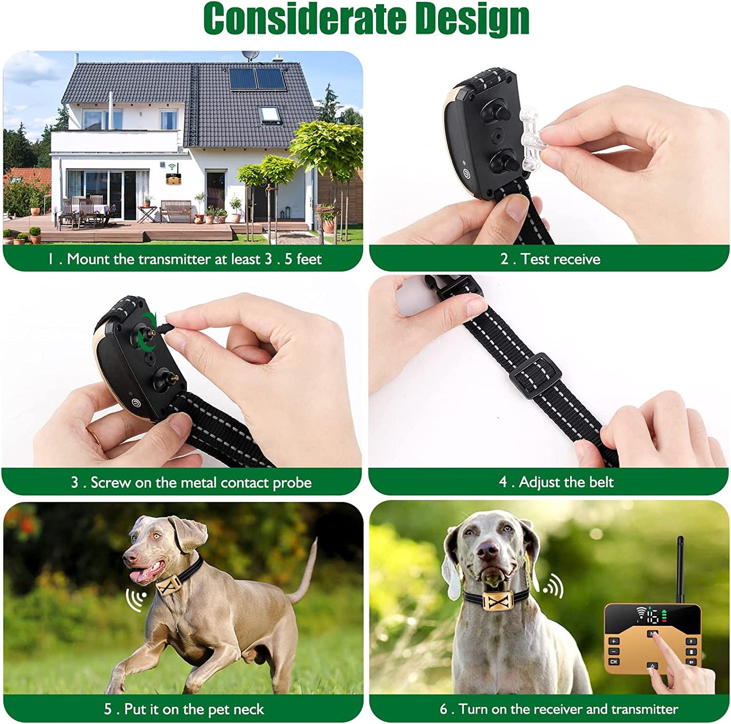 Invisible Dog Fence Wireless Boundary Containment System