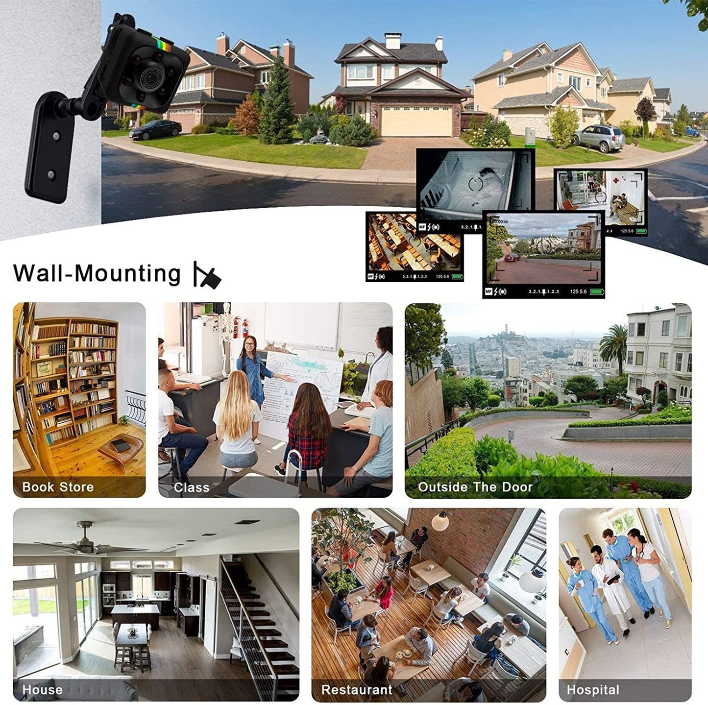 Mini Hidden Spy Camera Portable Pet HD 1080P Camera