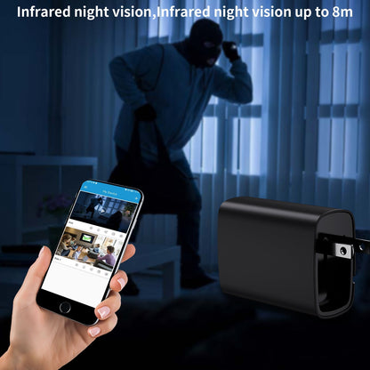 Fast Charger with 1080P Spy Hidden Camera