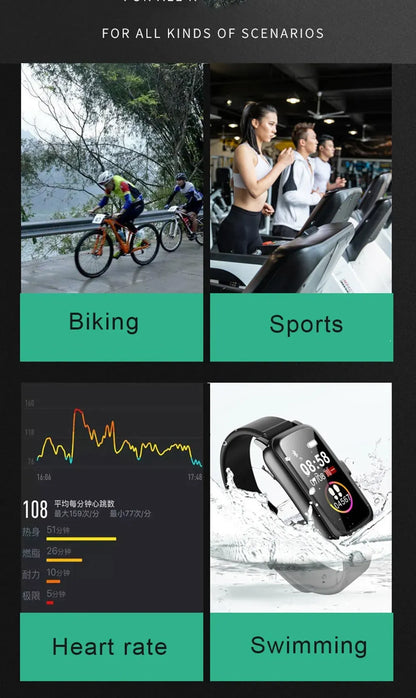 Waterproof Sport Watches Mini Camera Bracelet Build in 64GB