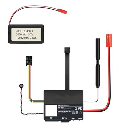 Mini DIY Surveillance WIFI Video Recording Camera Kit