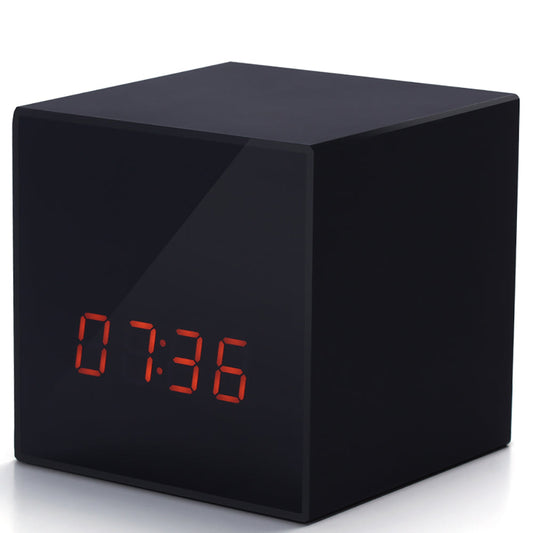 Prospys 1080P Alarm Clock Bluetooth Radio Speaker with Spy Hidden Camera