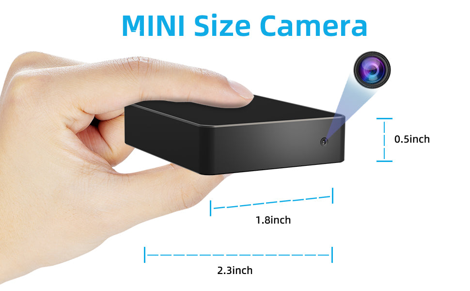 Prospys M3 1080P Wireless Mini Security Camera with Motion Detection, Local Storage