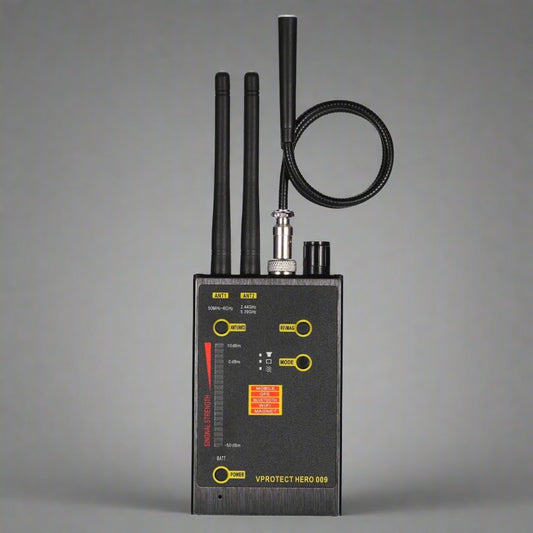 Military-Grade 5G Bug Detector: RF, Camera, and GPS Tracker Finder