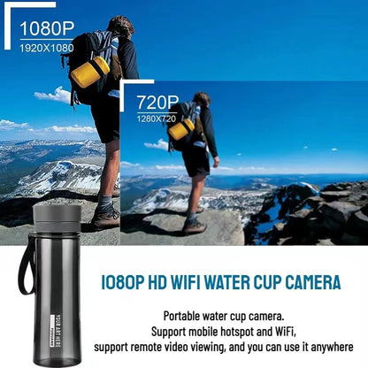 HD Water Bottle Portable WiFi Camera