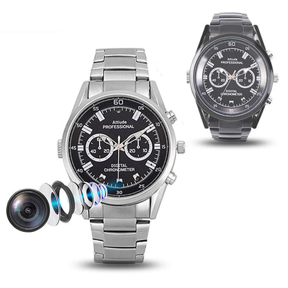 Matel Spy Watch Camera 1080P HD Mini Camera Portable Watch