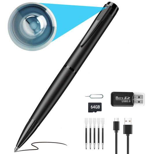 Pen Camera  with 64GB TF Cards