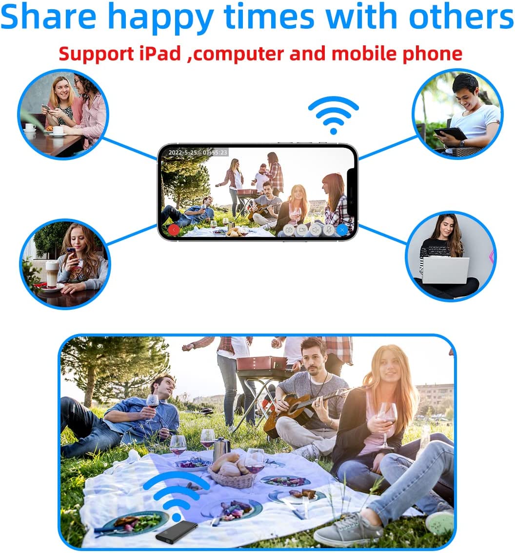 Mobile Power Camera Portable Nanny Camera