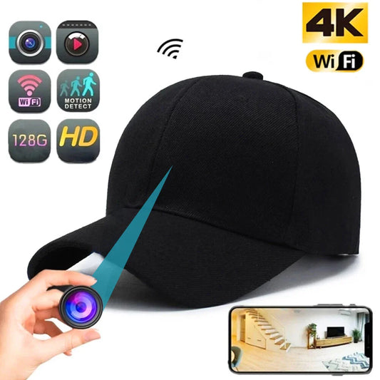 Mini WIFI Camera HD1080P Portable Hat Cam Wearable Video Recorder Action Cams