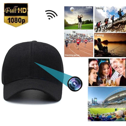 Mini WIFI Camera HD1080P Portable Hat Cam Wearable Video Recorder Action Cams